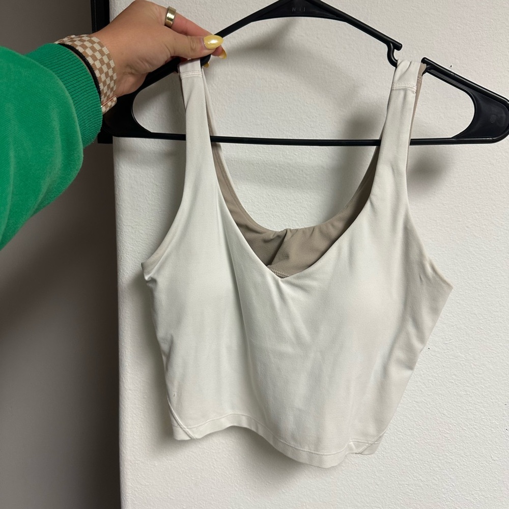 Lululemon Athletica Cream Tank Top